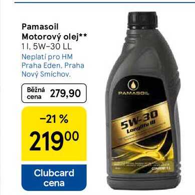 Pamasoil Motorový olej, 1 l, 5W-30 LL 