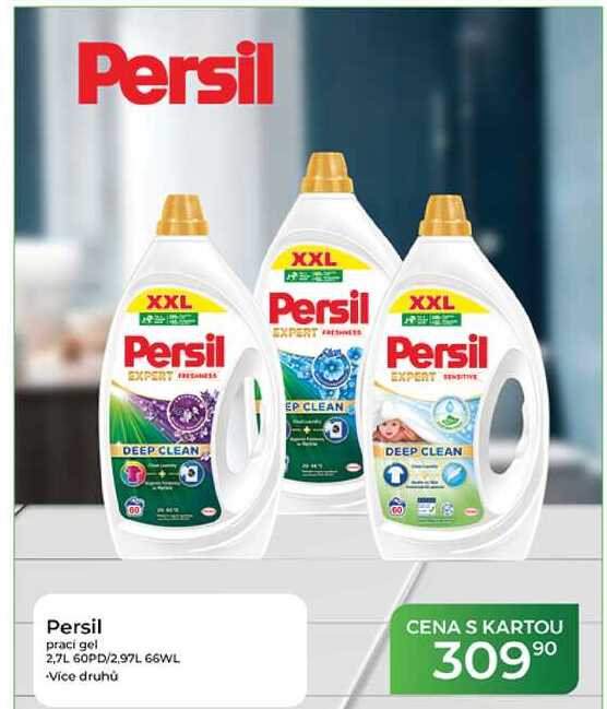 Persil prací gel 2,7L 60PD/2.97L 66WL  