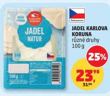 JADEL KARLOVA KORUNA různé druhy, 100 g  