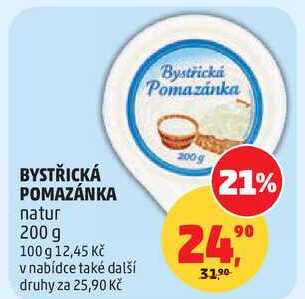 BYSTŘICKÁ POMAZÁNKA natur, 200 g  