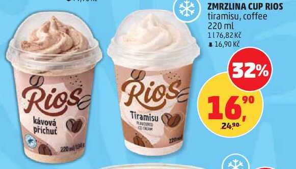ZMRZLINA CUP RIOS tiramisu, coffee, 220 ml