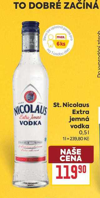 St. Nicolaus Extra Jemná vodka 0,5l