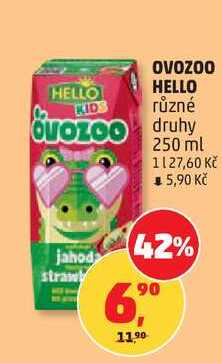OVOZOO HELLO různé druhy, 250 ml  