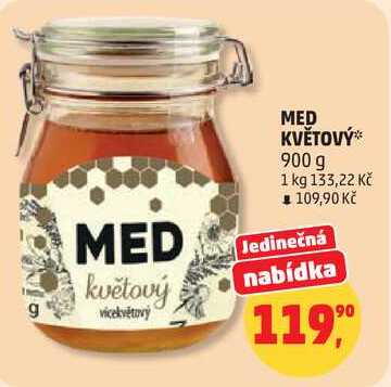 MED KVĚTOVÝ, 900 g 
