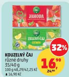 KOUZELNÝ ČAJ různé druhy, 35/40 g 