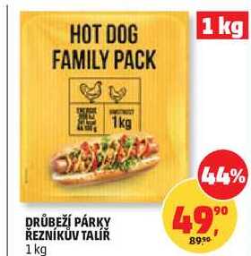 DRŮBEŽÍ PÁRKY ŘEZNÍKŮV TALÍŘ, 1 kg  