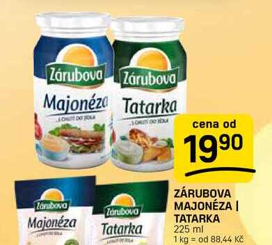 ZÁRUBOVA MAJONÉZA | TATARKA 225 ml