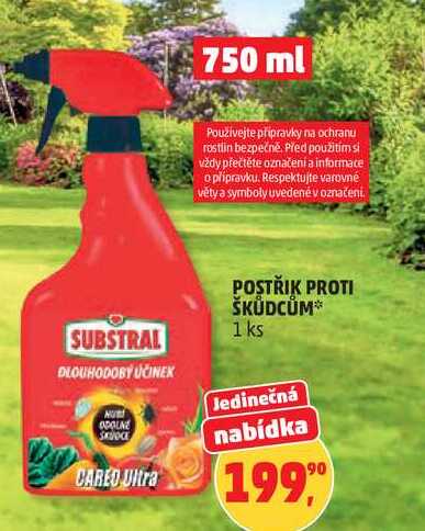 POSTŘIK PROTI ŠKŮDCŮM, 1 ks