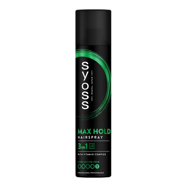 Syoss Max Hold lak na vlasy s mega silnou fixací Košík.cz