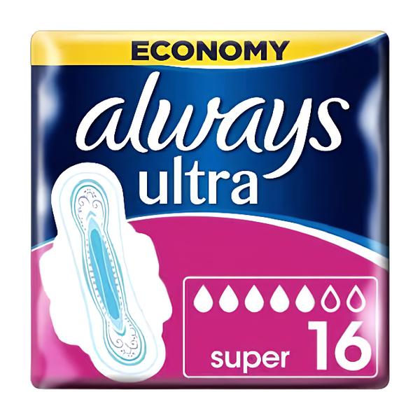 Always Ultra Super plus hygienické vložky