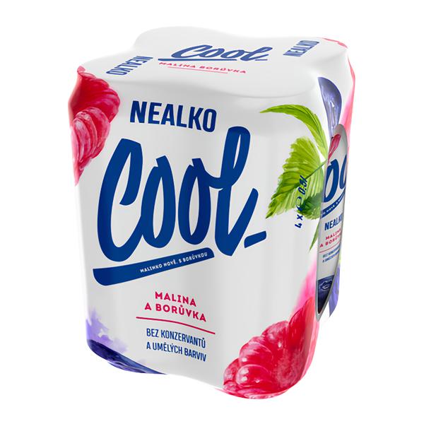 Cool Nealko Malina a Borůvka, plech multipack 4x0,5l