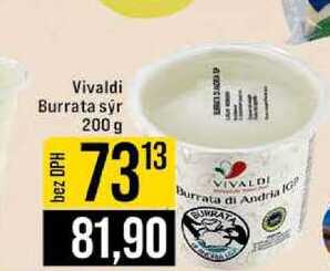 Vivaldi Burrata sýr bez DPH 200 g
