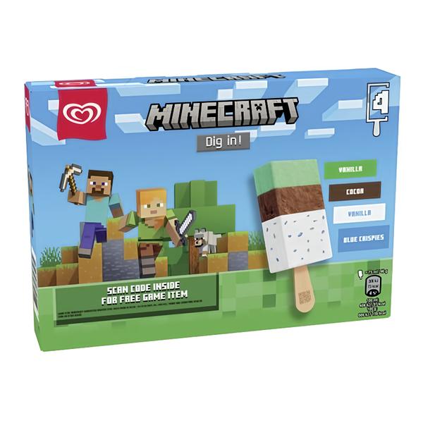Algida Minecraft 4x75ml