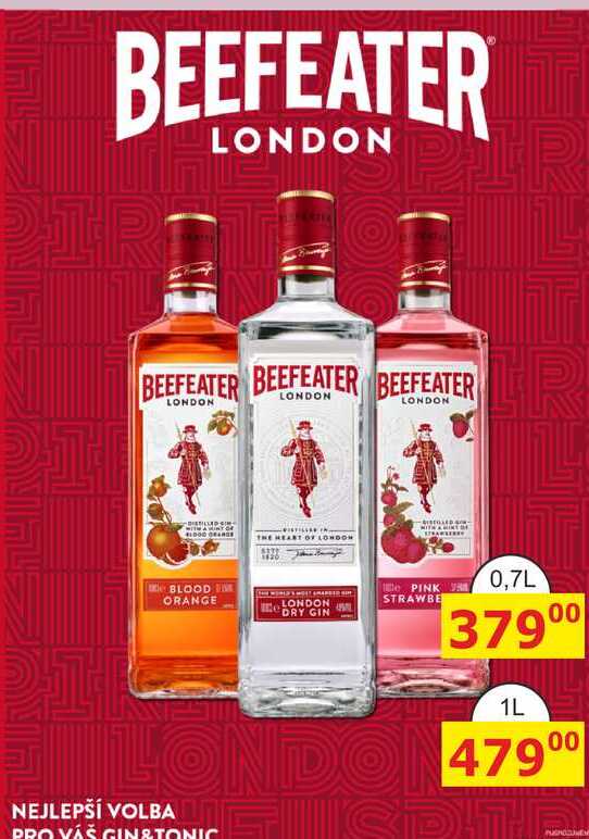 Beefeater London dry gin 1l