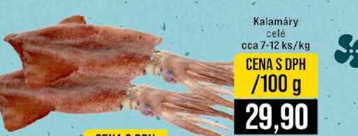 Kalamáry celé cca 7-12 ks 100g