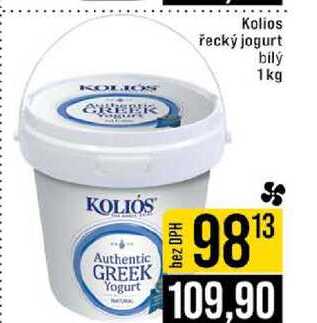 Kolios řecký jogurt bilý 1kg 