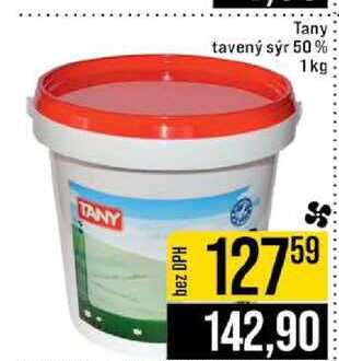 Tany tavený sýr 50% 1kg 