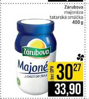 Zárubova majonéza tatarská omáčka 400 g 