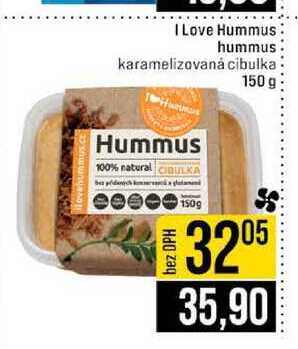 I Love Hummus hummus karamelizovaná cibulka 150 g