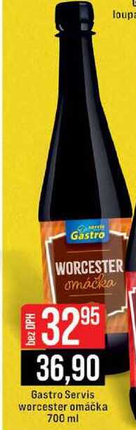 Gastro Servis worcester omáčka 700 ml 