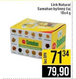 Link Natural Samahan bylinný čaj 10x4 g 
