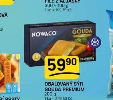 OBALOVANÝ SÝR GOUDA PREMIUM 200 g
