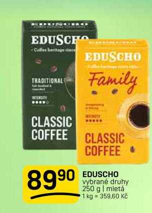 EDUSCHO vybrané druhy 250 g | mleté