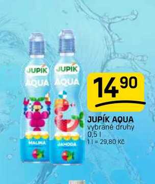 JUPÍK AQUA vybrané druhy 0,5l FLOP