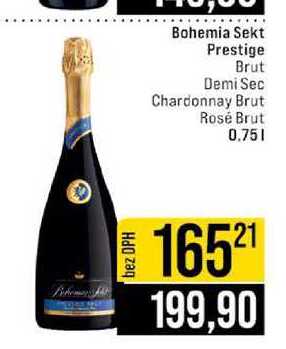 Bohemia Sekt Prestige Brut Demi Sec Chardonnay Brut Rosé Brut 0.75l