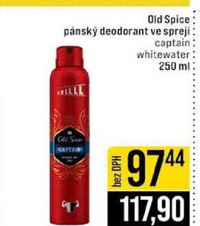 Old Spice pánský deodorant ve spreji captain whitewater 250 ml
