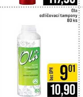 Ola odličovaci tampony 80 ks JIP