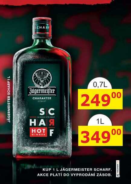 JÄGERMEISTER SCHARF 1L 