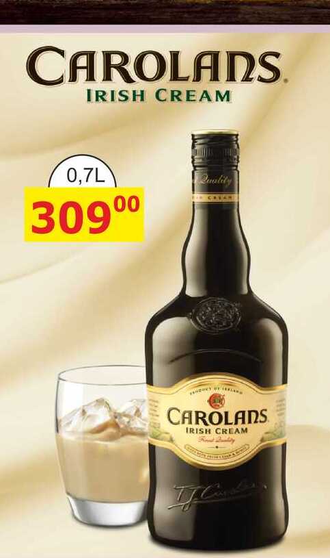 CAROLANS. IRISH CREAM 0,7L 
