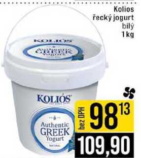 Kolios řecký jogurt bilý 1kg