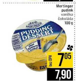 Mertinger pudink vanilka čokoláda 100 g