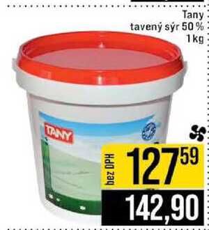Tany tavený sýr 50% 1kg