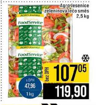 Agro Jesenice zeleninoválečo směs 2,5 kg 