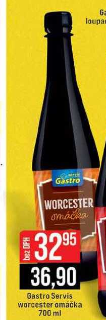 Gastro Servis worcester omáčka 700 ml 