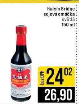 Haiyin Bridge sojová omáčka světlá 150 ml