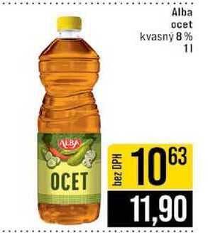 Alba ocet kvasný 8% 1l 