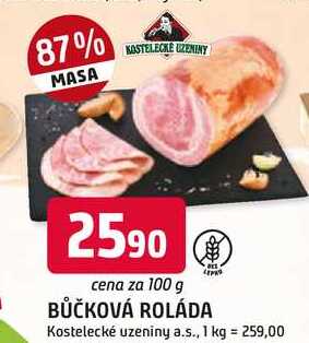 MBŮČKOVÁ ROLÁDA 100g 