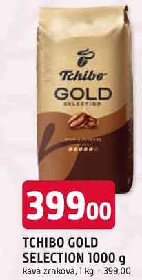 TCHIBO GOLD SELECTION 1000 g káva zrnková