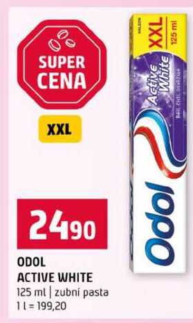 ODOL ACTIVE WHITE 125 ml zubní pasta Terno