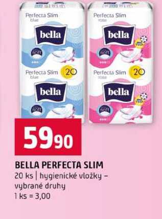 BELLA PERFECTA SLIM 20 ks hygienické vložky vybrané druhy 