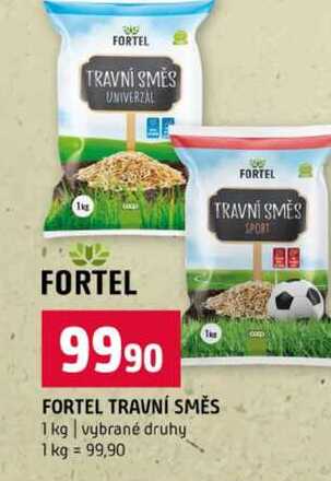 FORTEL TRAVNÍ SMĚS 1 kg vybrané druhy 