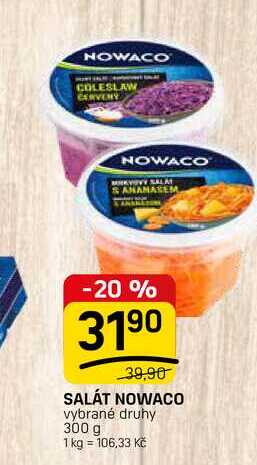 SALÁT NOWACO vybrané druhy 300 g 