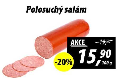 Polosuchý salám, 100 g