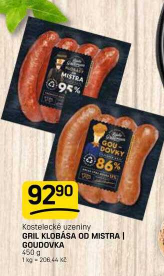 GRIL KLOBÁSA OD MISTRA | GOUDOVKA 450 g 