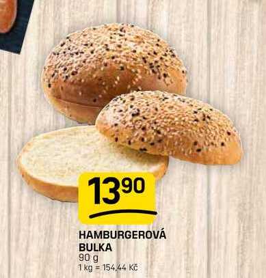 HAMBURGEROVÁ BULKA 90 g 