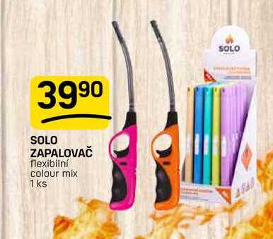 SOLO ZAPALOVAČ flexibilní colour mix 1 ks FLOP